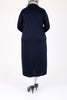 Women's Oversize Navy Blue Begonia Coat