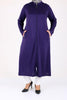 Women's Oversize Purple Begonia Coat