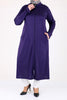 Women's Oversize Purple Begonia Coat