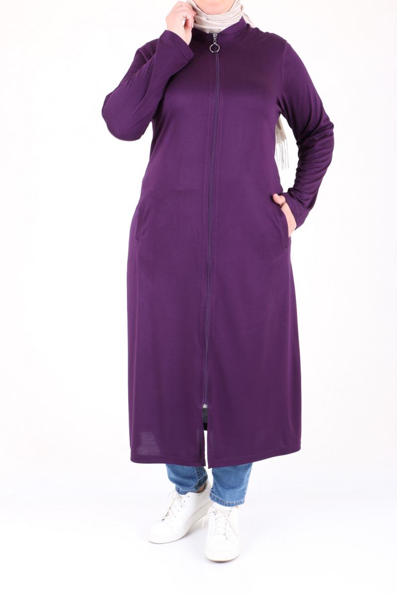 Women's Oversize Damson Begonia Coat