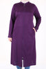 Women's Oversize Damson Begonia Coat