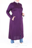 Women's Oversize Damson Begonia Coat