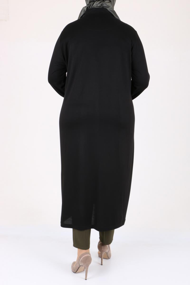 Women's Oversize Black Begonia Coat