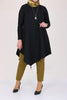 Women's Oversize Black Tunic