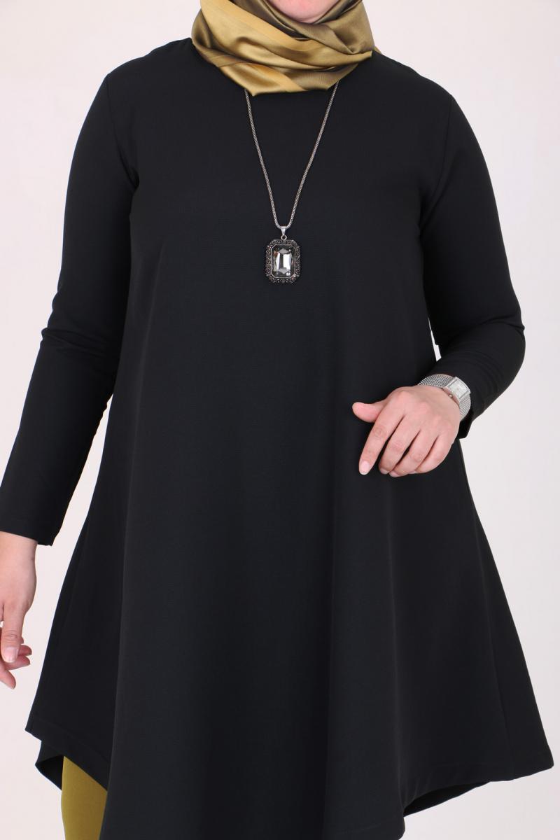 Women's Oversize Black Tunic