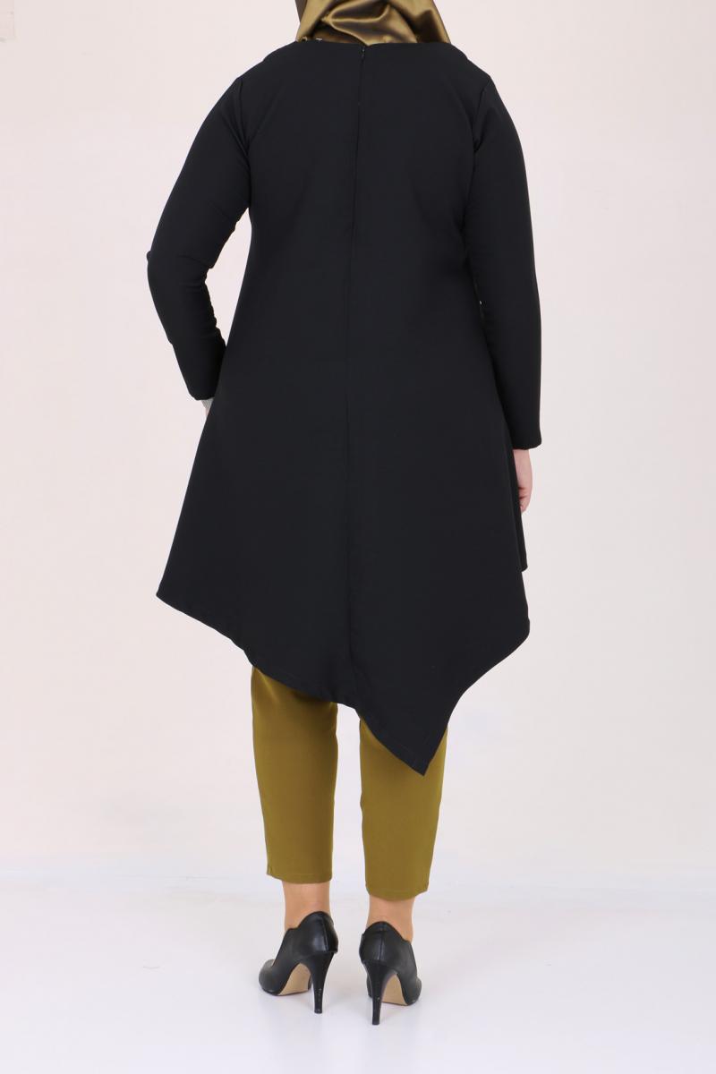 Women's Oversize Black Tunic