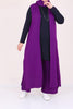 Women's Oversize Purple Cardigan Pants Set