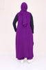 Women's Oversize Purple Cardigan Pants Set