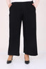 Women's Oversize Black Pants Cardigan Set