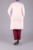 Women's Oversize Long Sleeves Long Mink Combed Cotton Blouse