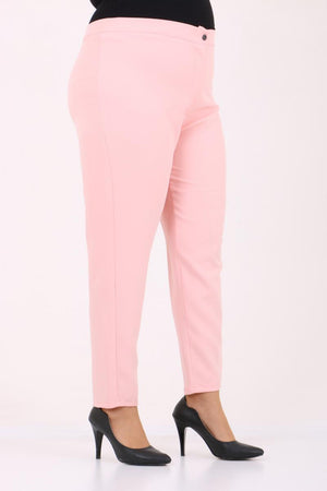 Women's Oversize Buttoned Salmon Carrot Pants